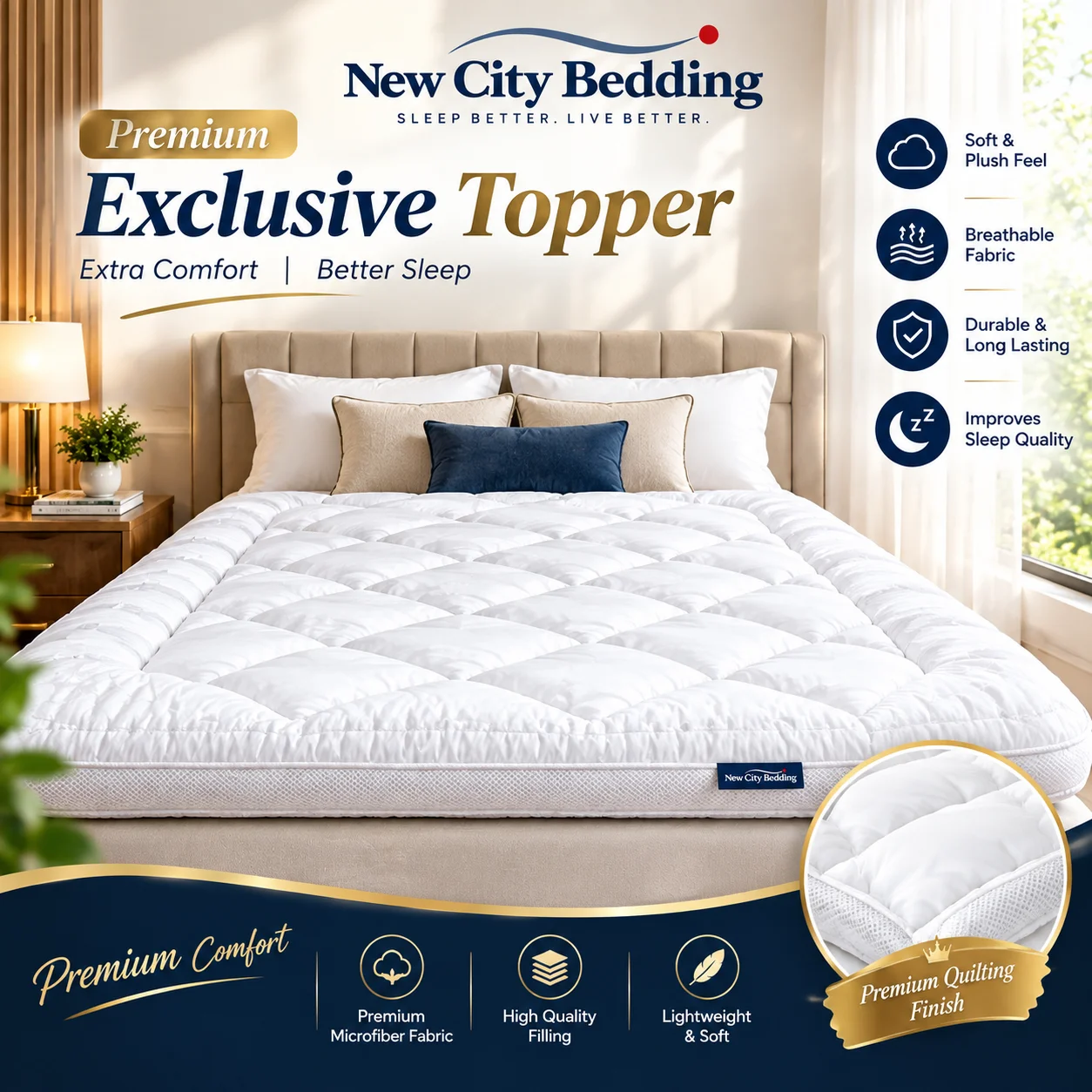 5/7 Premium Exclusive Topper – 3 Inch